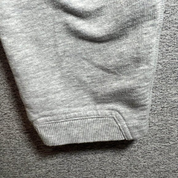 Eddie Bauer Lounge Pants Men's Large Light Heather Gray Zip Pockets Mid Rise - Picture 7 of 15